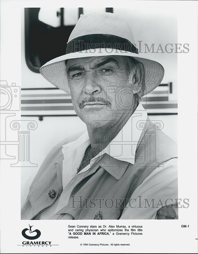 1994 Press Photo &quot;A Good Man In Africa&quot; stars Sean Connery - Historic Images