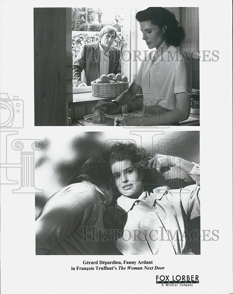 1981 Press Photo Gerard Depardieu, Fanny Ardant &quot;The Woman Next Door&quot; - Historic Images