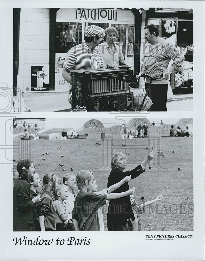 1993 Press Photo Viktor Michailov, Serguej Dontsov "Window to Paris" - Historic Images