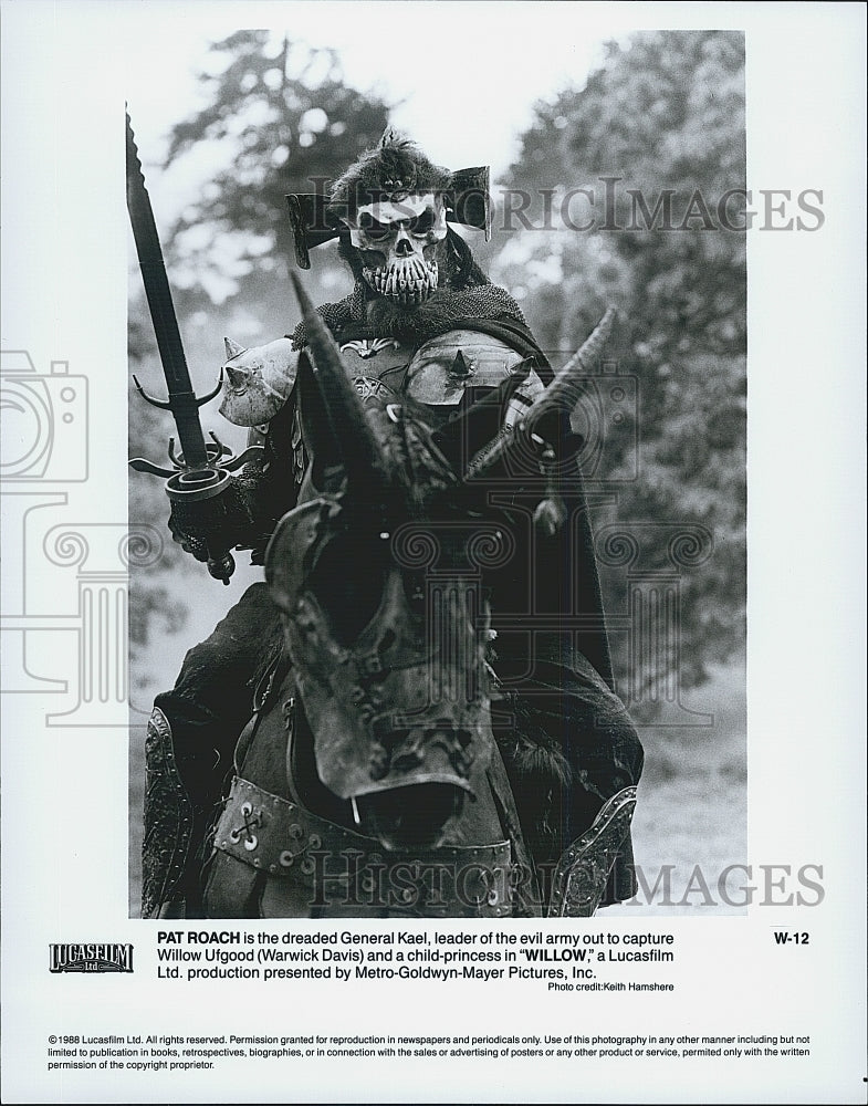 1988 Press Photo Pat Roach "Willow" - Historic Images