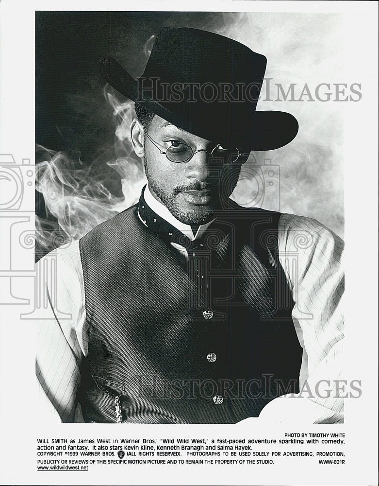 1999 Press Photo  "Wild Wild West" starring  Will Smith - Historic Images