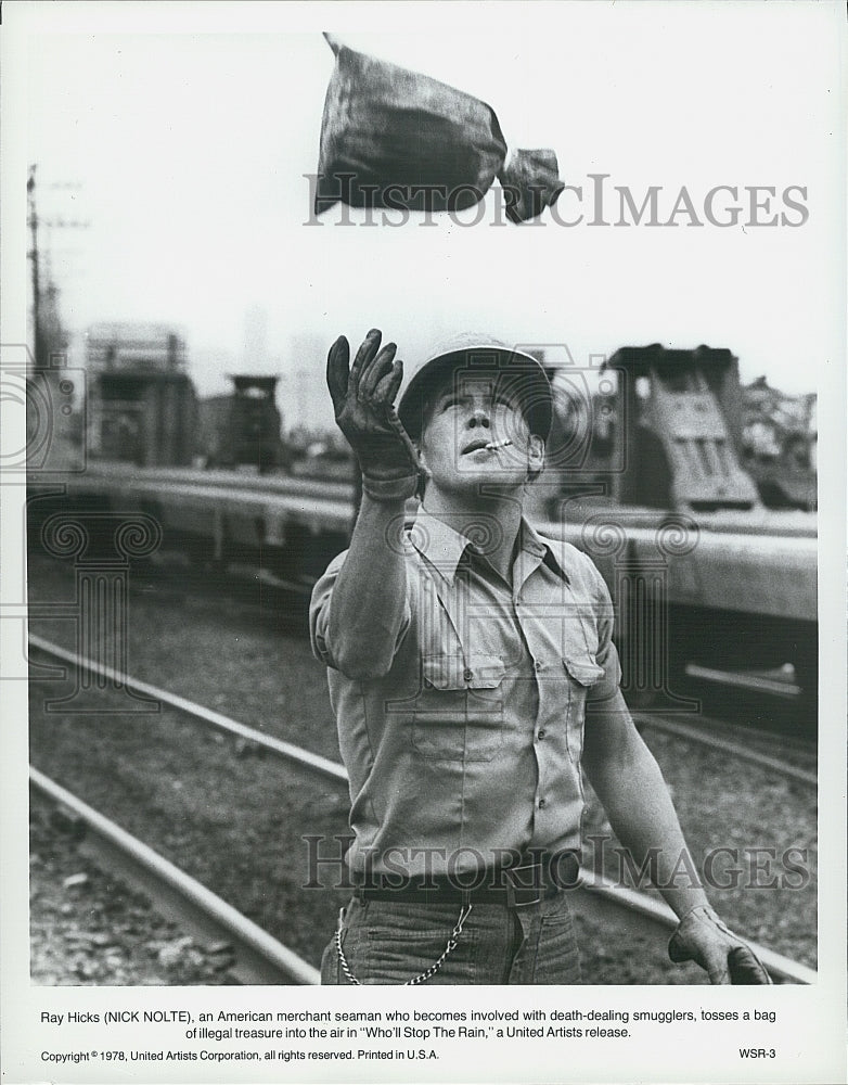 1978 Press Photo  "Who'll Stop The Rain" Nick Nolte stars - Historic Images