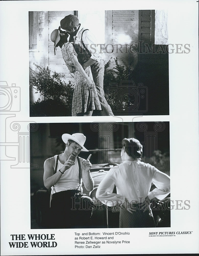 1996 Press Photo The Whole Wide World&quot;  Vincent D&#39;Onofrio.RE Howard,Zellweger - Historic Images