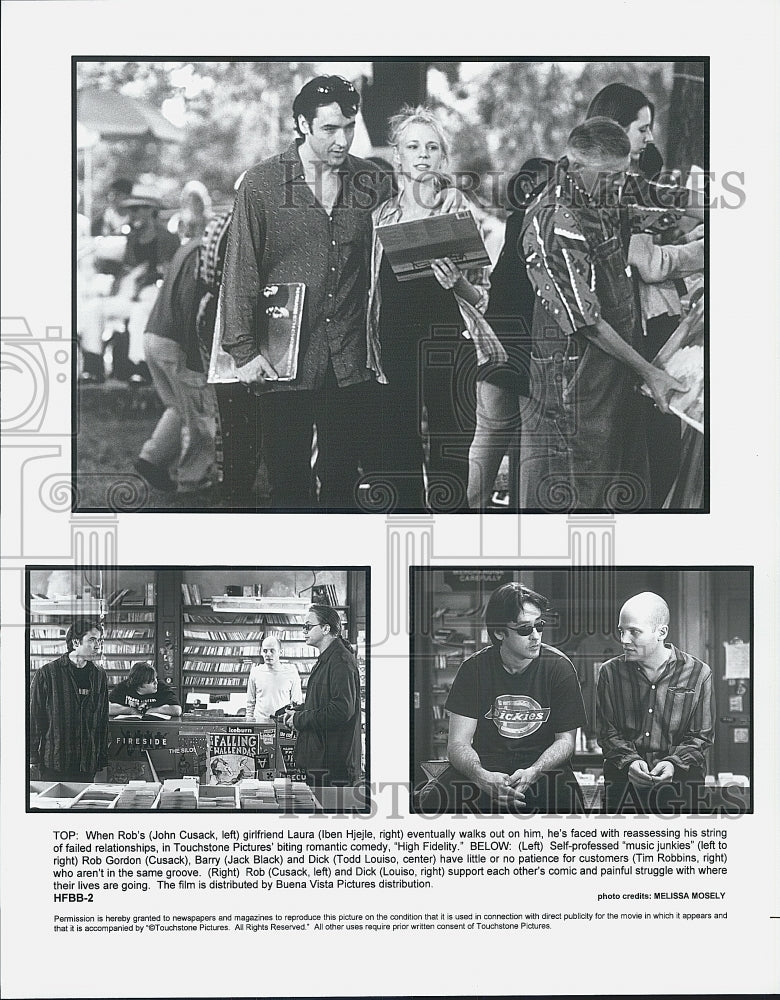 2000 Press Photo Scenes From Film High Fidelity - DFPG69089 - Historic Images