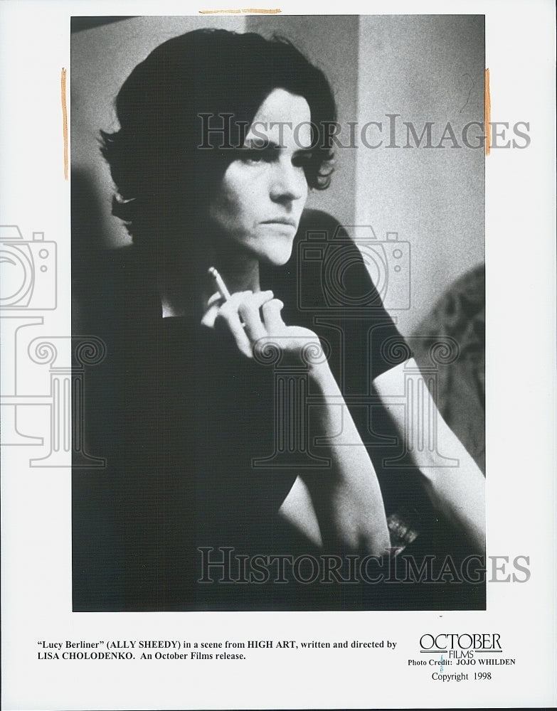 1998 Press Photo Ally Sheedy Stars In High Art - Historic Images