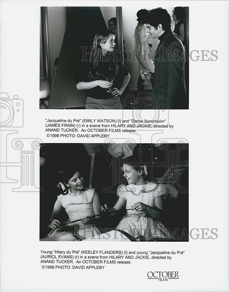 1998 Press Photo "Hilary and Jackie" Keeley Flanders,A Evans,E Watson,J Frain - Historic Images