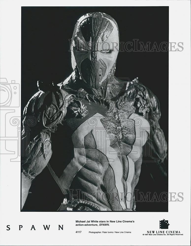 1997 Press Photo "Spawn" starring Michael Jai White - Historic Images