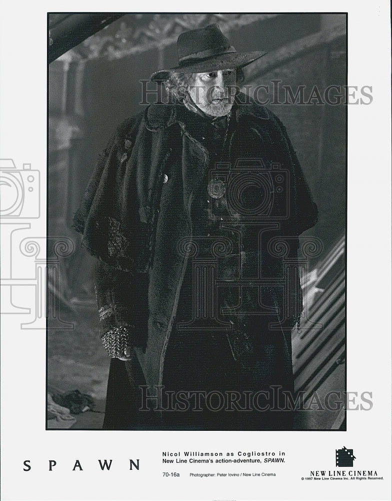 1997 Press Photo  &quot;Spawn&quot; starring Nicol Williamson - Historic Images