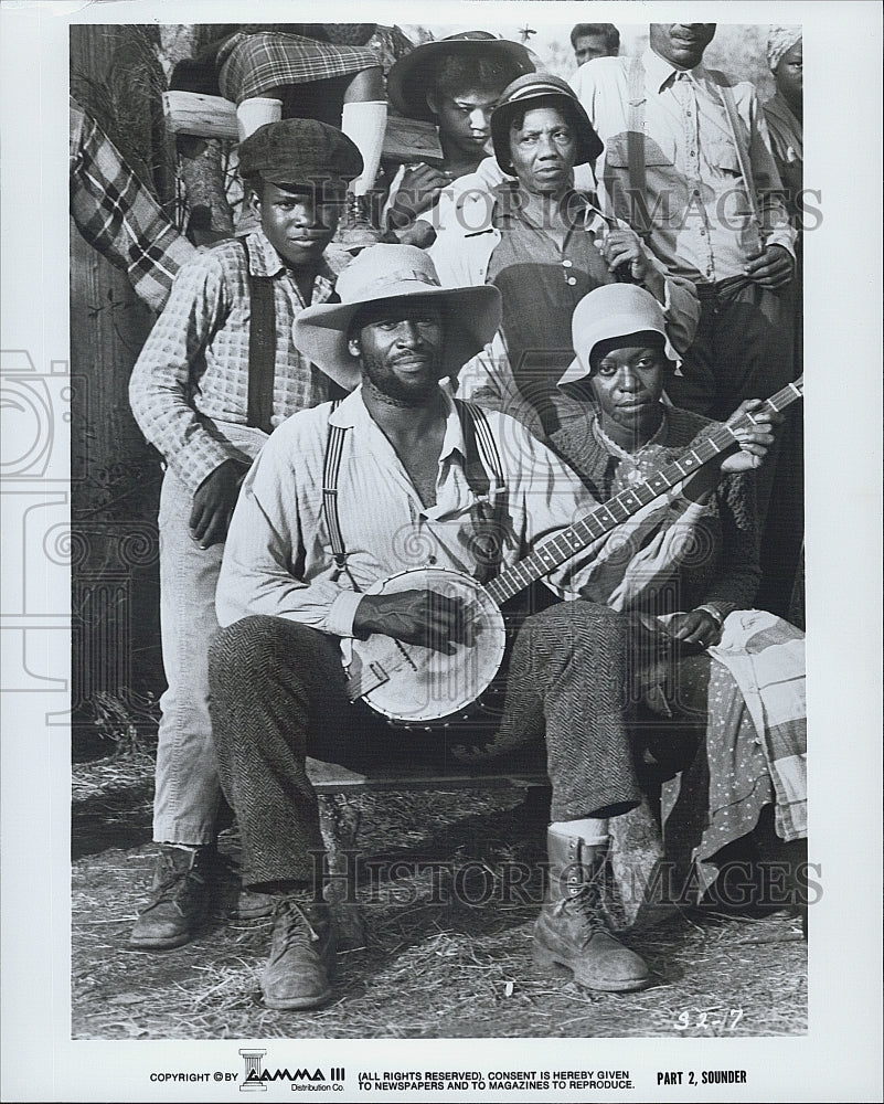 Press Photo Unidentified Actors in &quot;Part 2 Sounder&quot; - Historic Images