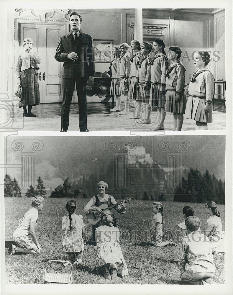 Press Photo Julie Andrews and Christopher Plummer in "The Sound of Music" - Historic Images
