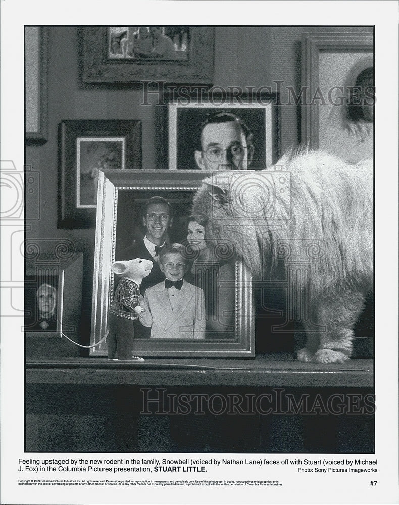 1999 Press Photo Snowbell, Stuart "Stuart Little" - Historic Images