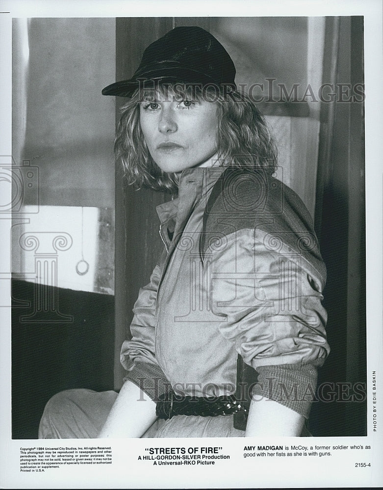 1984 Press Photo  "Streets of Fire" starring Amy Madigan - Historic Images
