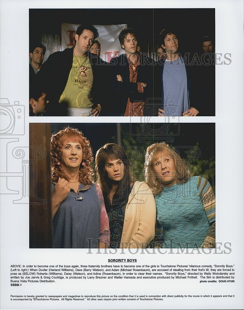 2002 Press Photo "Sorority Boys" H Williams,B Watson,M Rosenbaum - Historic Images