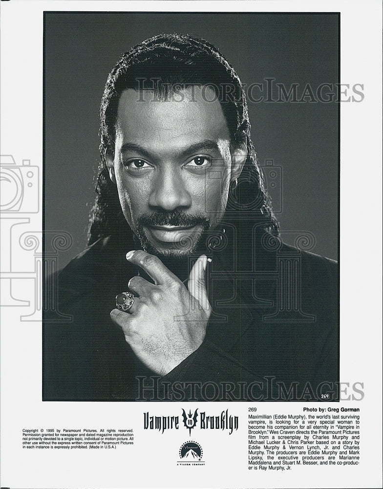 1995 Press Photo Eddie Murphy "Vampire in Brooklyn" - Historic Images