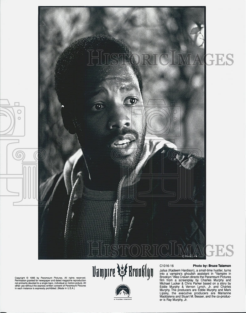 1995 Press Photo Kadeem Hardison "Vampire in Brooklyn" - Historic Images