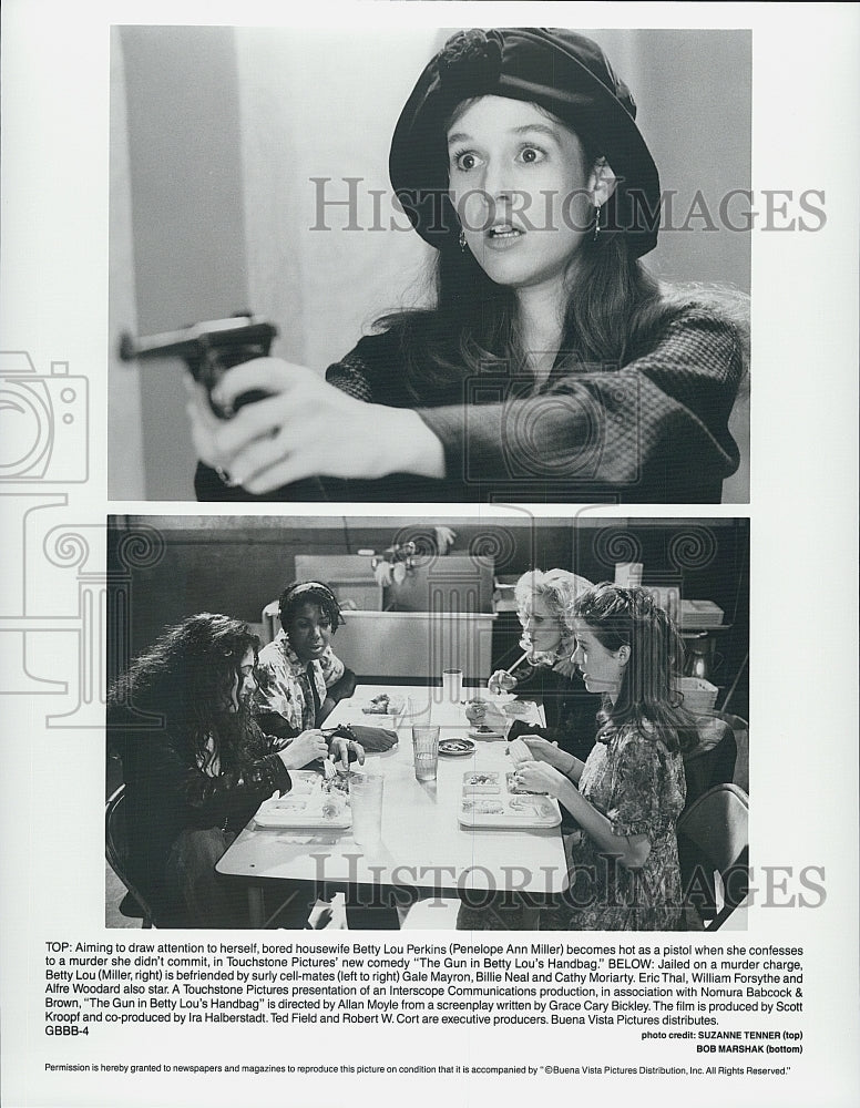 1992 Press Photo &quot;The Gun In Betty Lou&#39;s Handbag&quot;Penelope Ann Miller,G Mayron - Historic Images