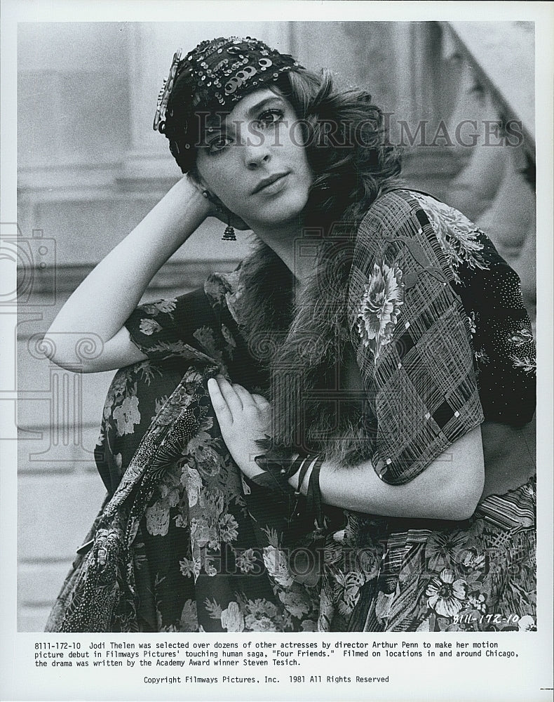 1981 Press Photo  &quot;Four Friends&quot; starring Jodi Thelen - Historic Images