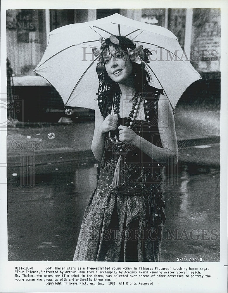 1981 Press Photo  "Four Friends" starring Jodi Thelen - Historic Images