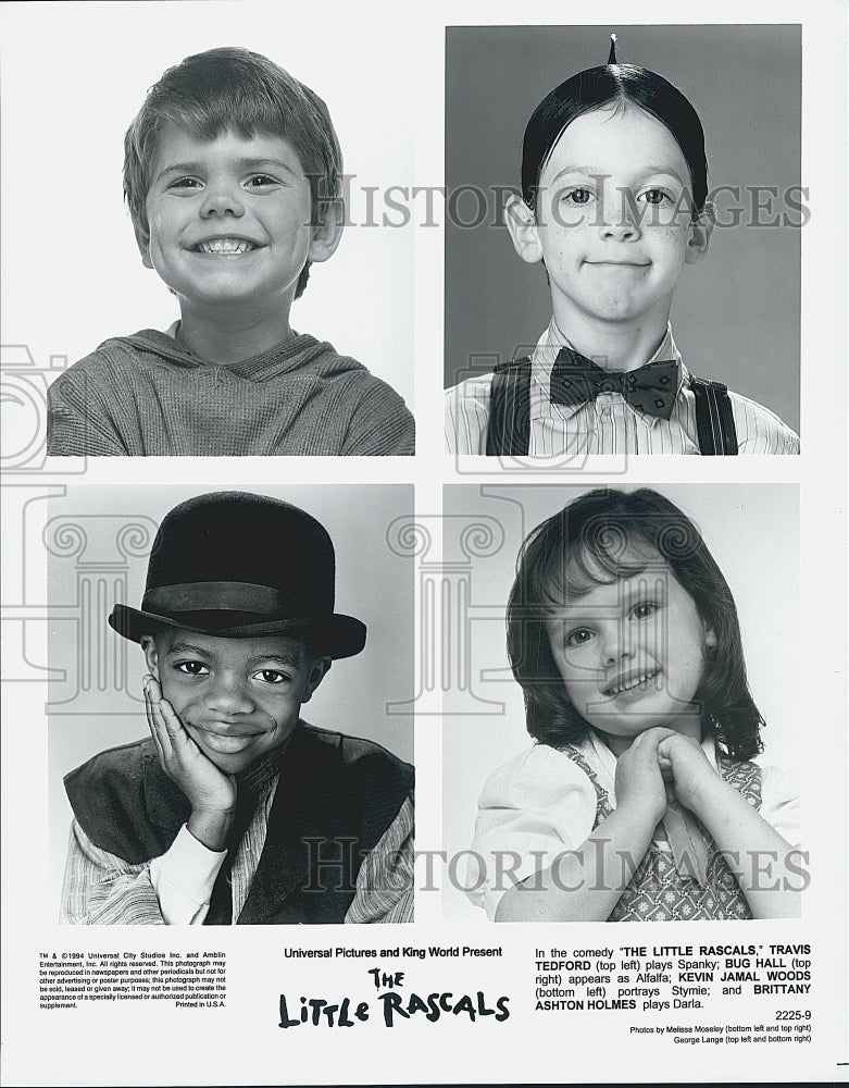 1994 Press Photo "The Little Rascals" Bug Hall,KJ Woods,BA Holmes,Trav Tedford - Historic Images