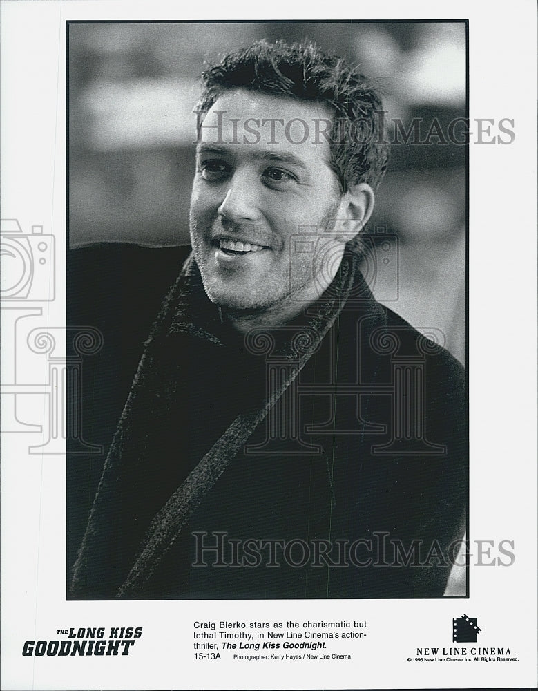 1996 Press Photo  &quot;The Long Kiss Goodnight&quot; Craig Bierko - Historic Images