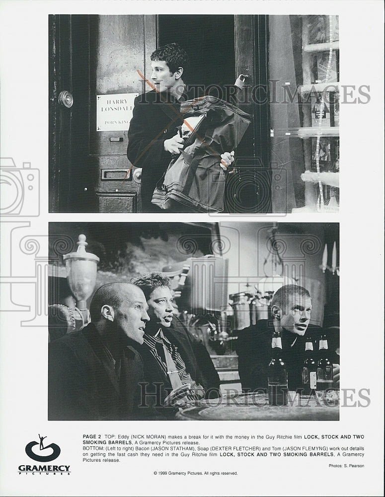 1999 Press Photo "Lock Stock and Two Smoking Barrels" Nick Moran,Jason Statham - Historic Images