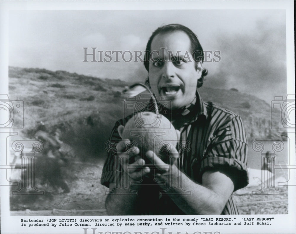 2001 Press Photo Actor Jon Lovitz in &quot;Last Resort&quot; Film - Historic Images