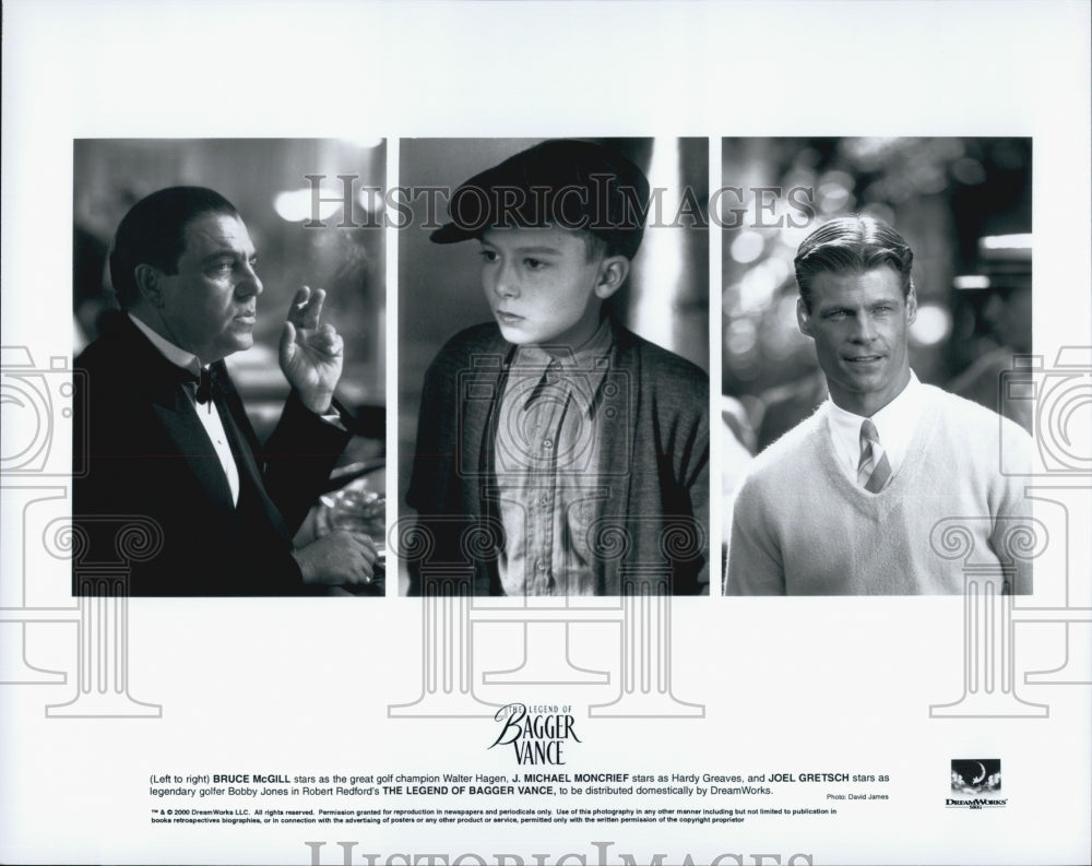 2000 Press Photo Bruce McGill, J. Gretsch "The Legend of Bagger Vance" - Historic Images