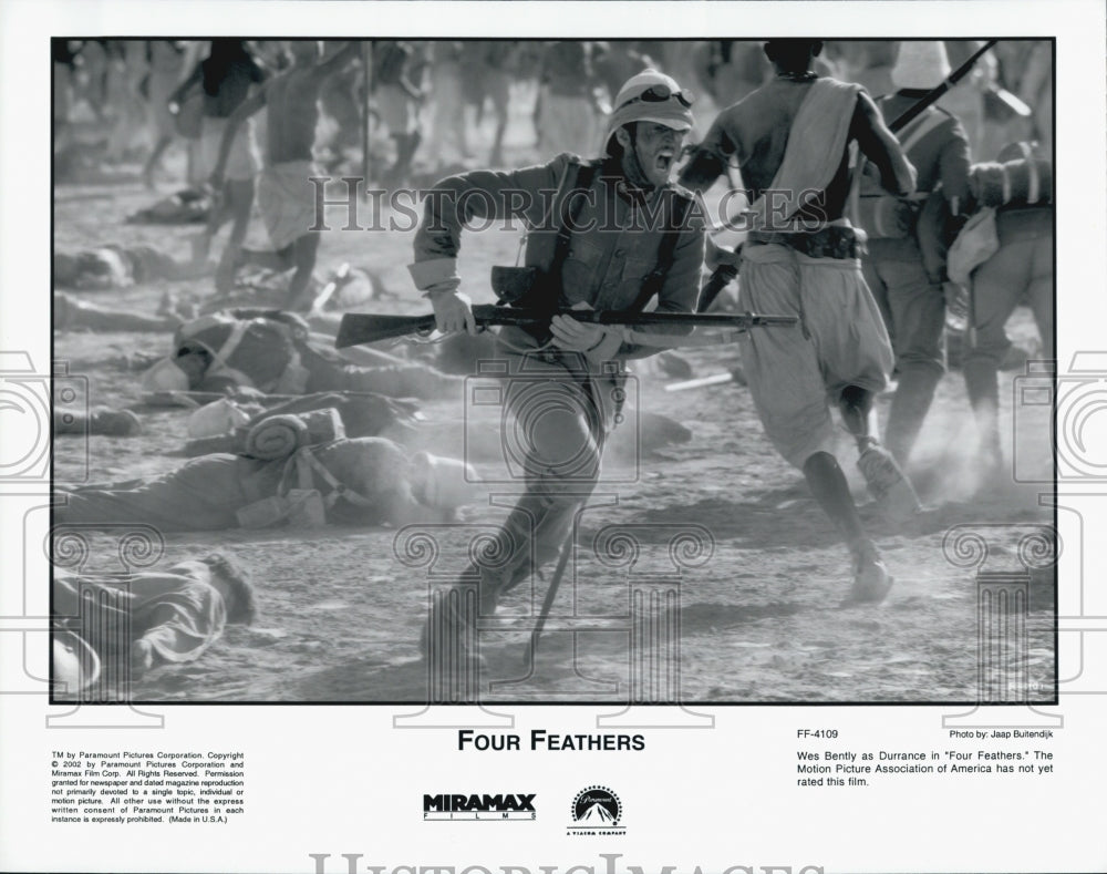 2002 Press Photo "Four Feathers" starring  Wes Bently - Historic Images
