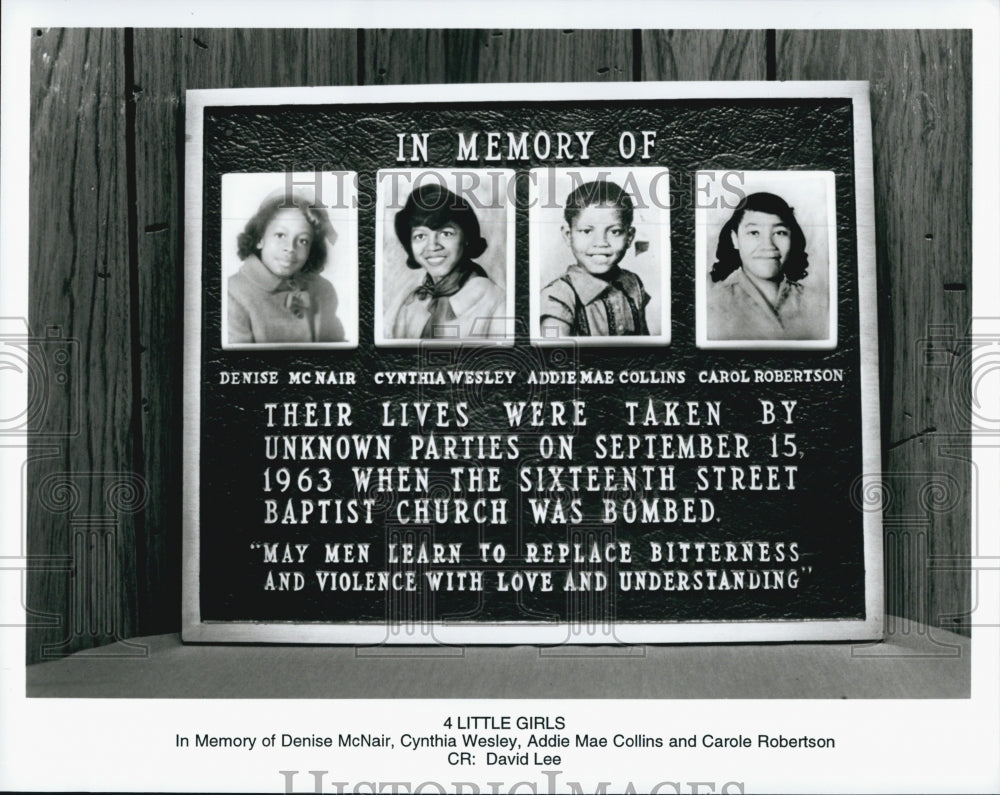 1997 Press Photo  &quot;4 Little Girls&quot; D McNair,C Wesley,AM Collins,C Robertson - Historic Images