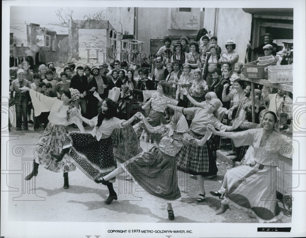 1973 Press Photo Scene From Film Kazablan - DFPG73879 - Historic Images