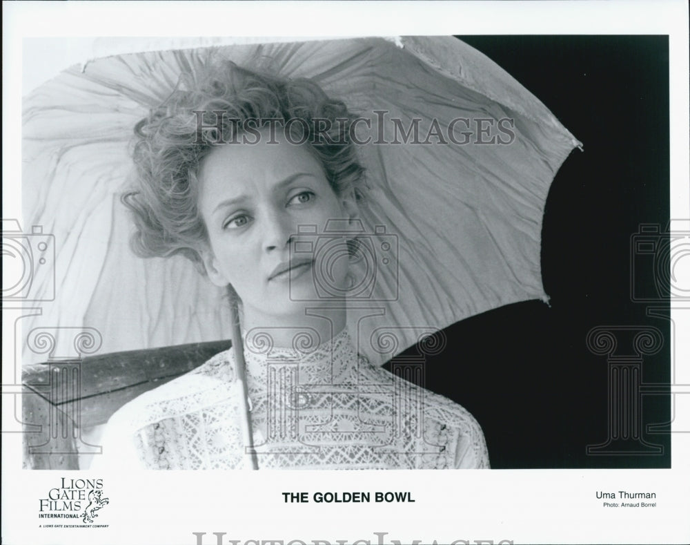 2000 Press Photo &quot;The Golden Bowl&quot; starring Uma Thurman - Historic Images