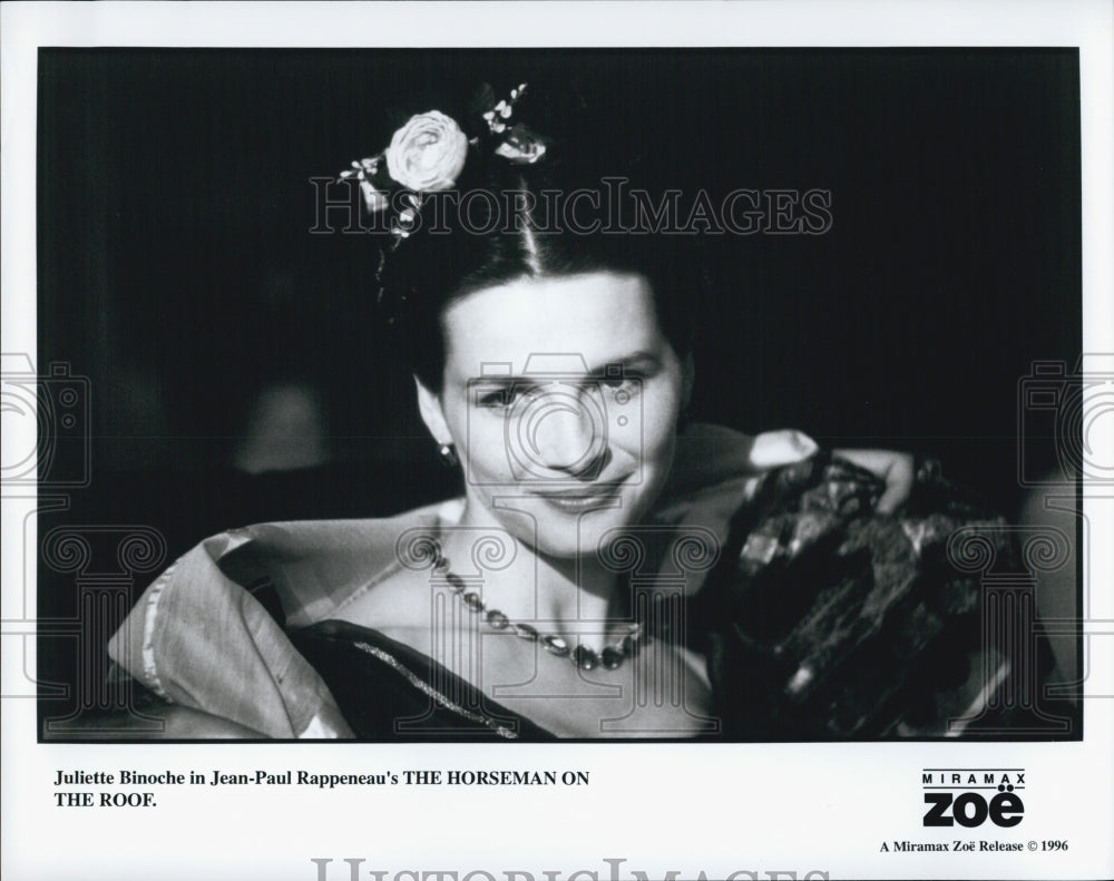 1996 Press Photo  "The Horseman On The Roof"Juliette Binoche - Historic Images