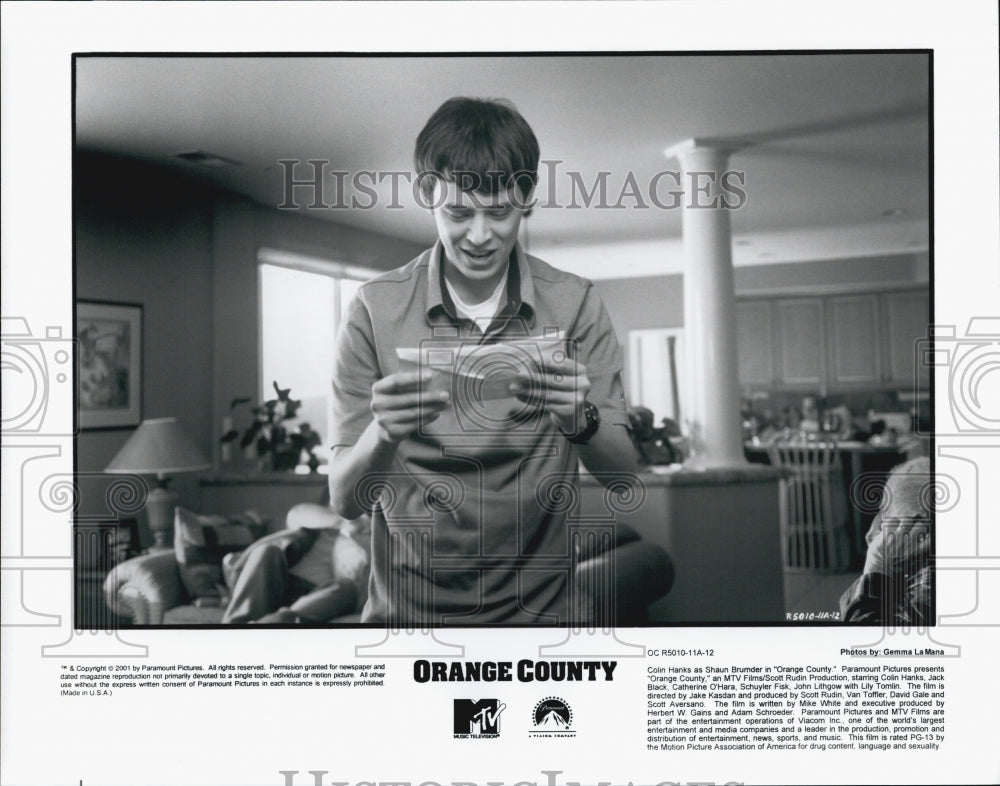 2000 Press Photo Colin Hanks Stars In Orange County - Historic Images