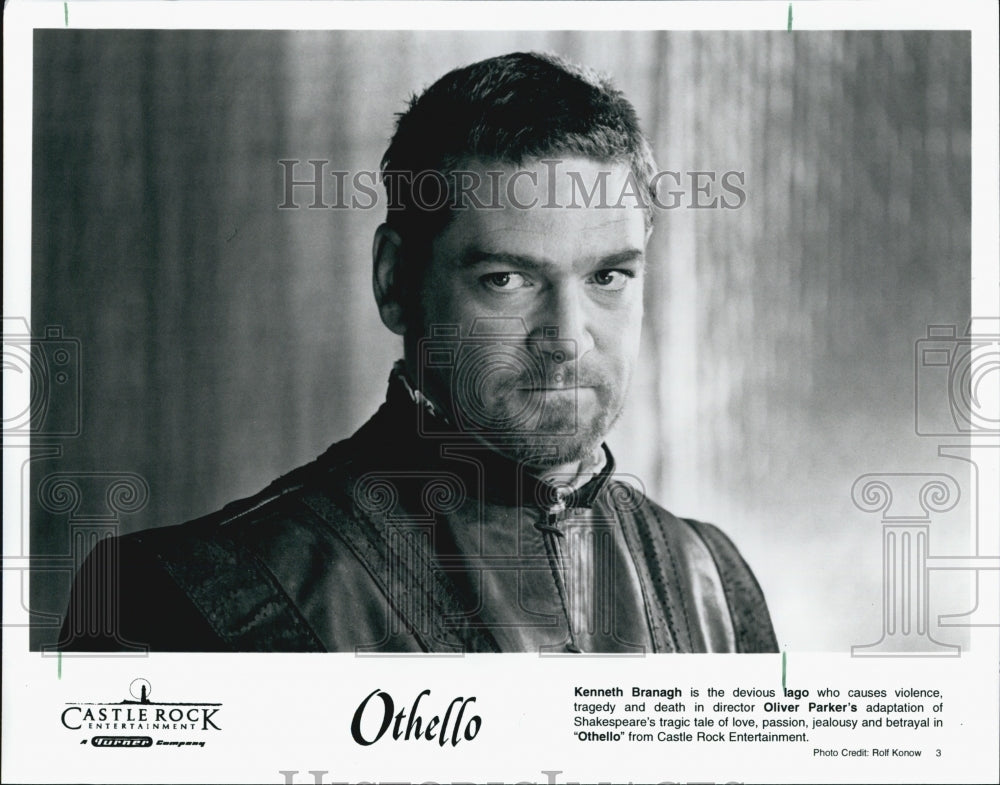 1995 Press Photo Kenneth Branagh In Movie "Othello" - Historic Images