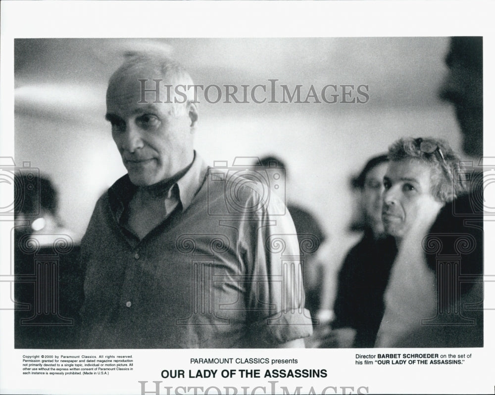 2000 Press Photo "Our Lady of the Assassins" Barbet Schroeder directs - Historic Images