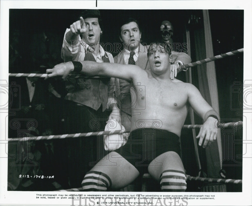 1978 Press Photo Sylvester Stallone in Scene From &quot;Paradise Alley&quot; - DFPG75447 - Historic Images