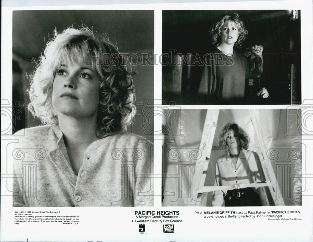 1990 Press Photo Melanie Griffith in "Pacific Heights" - Historic Images