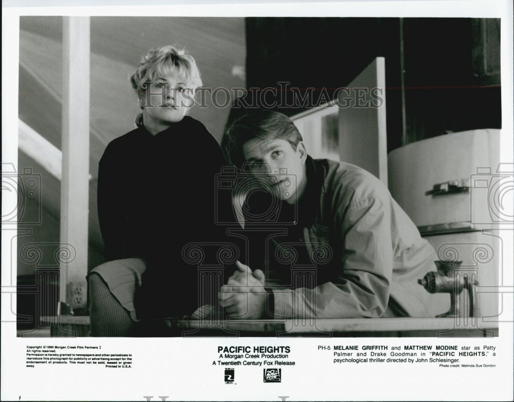 1990 Press Photo Melanie Griffith in "Pacific Heights" - Historic Images