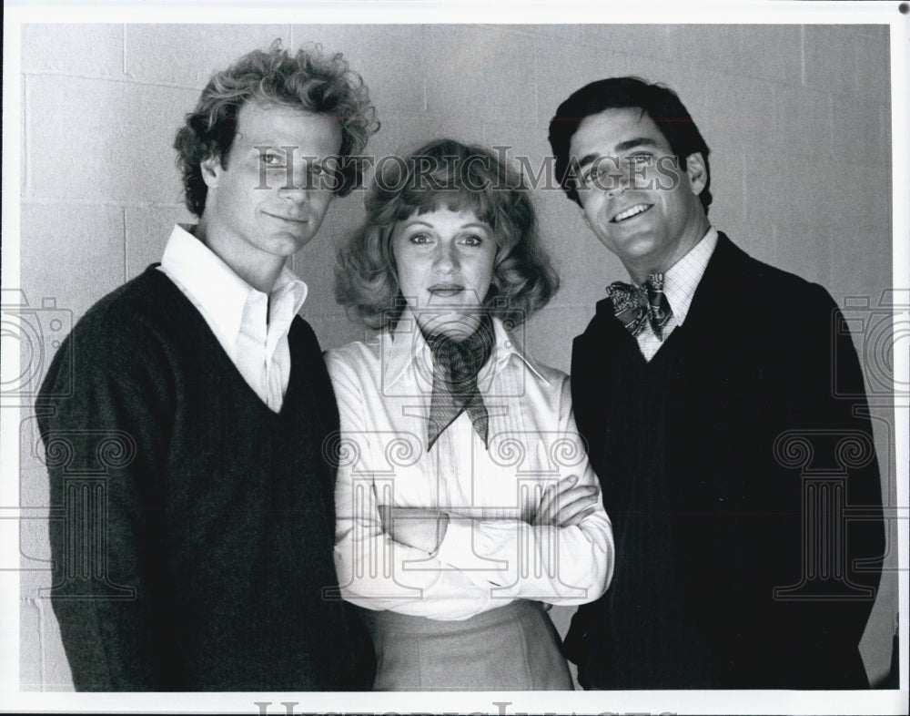 1978 Press Photo  &quot;The Paper Chase&quot;James Stephens,T Fitzsimmons,KD Clarke - Historic Images