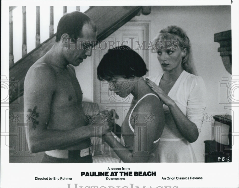 1983 Press Photo Scene From &quot;Pauline at the Beach&quot; - Historic Images