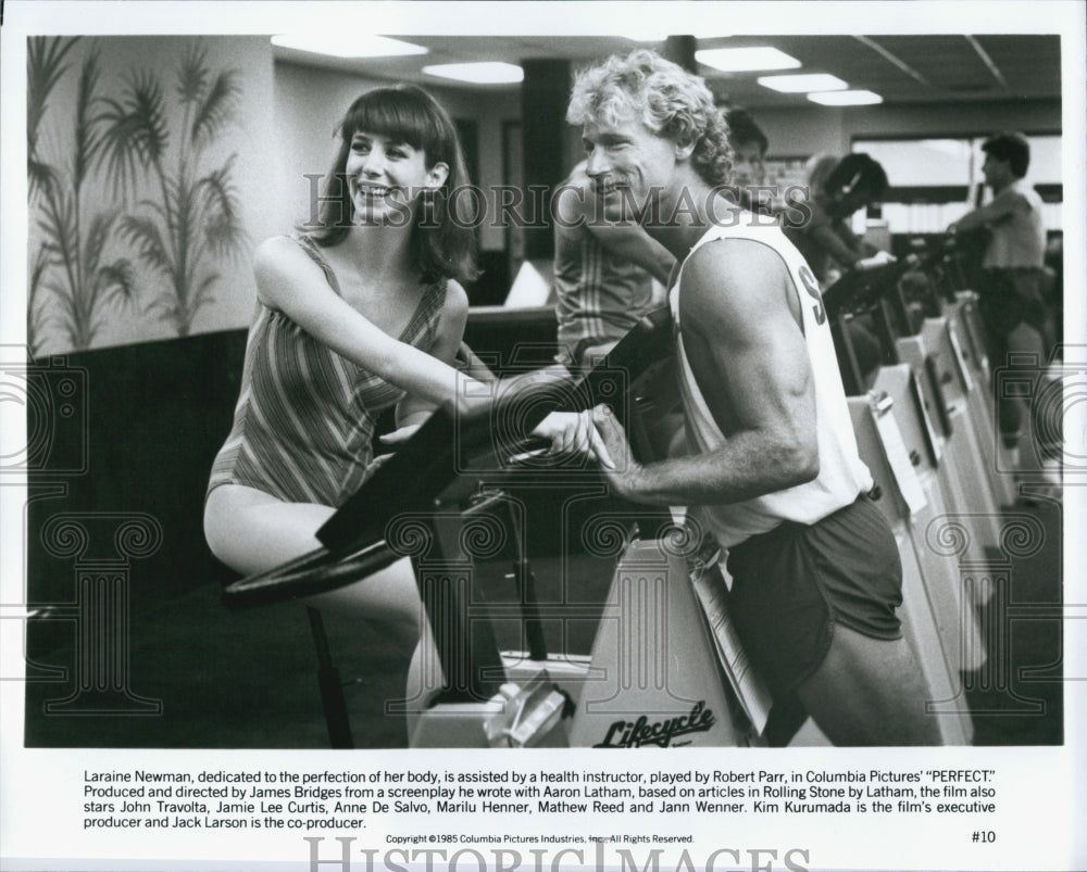 1985 Press Photo Laraine Newman, Robert Parr &quot;Perfect&quot; - DFPG76109 - Historic Images