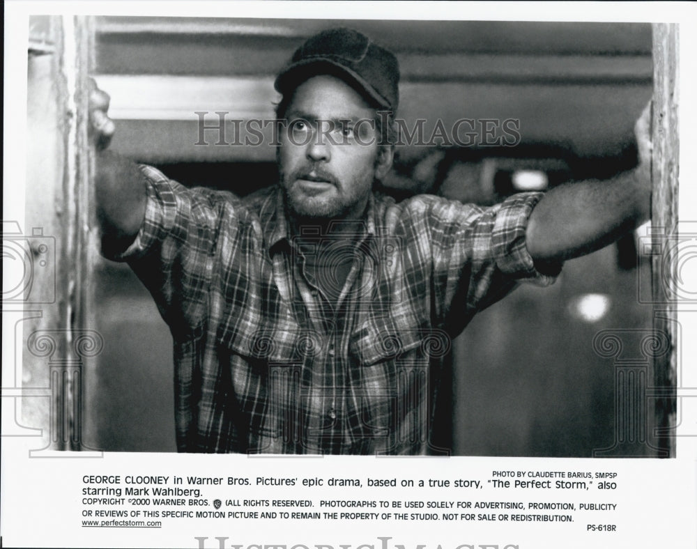 2000 Press Photo George Clooney "The Perfect Storm" - Historic Images