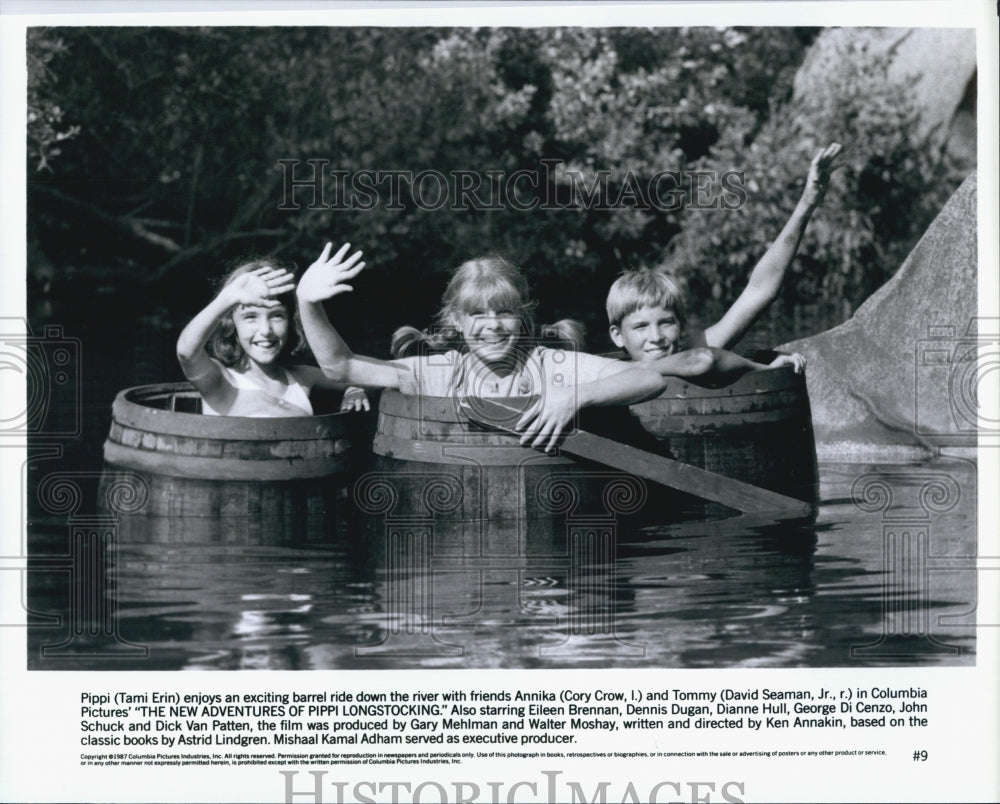 1987 Press Photo &quot;The New Adventures of Pippi Longstocking&quot; Tami Erin - Historic Images