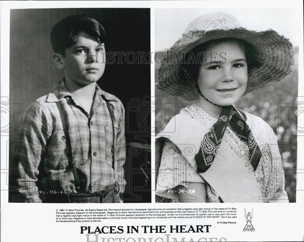 1984 Press Photo  &quot;Places in the Heart&quot; Yankton Hatten &amp; Gennie James - Historic Images