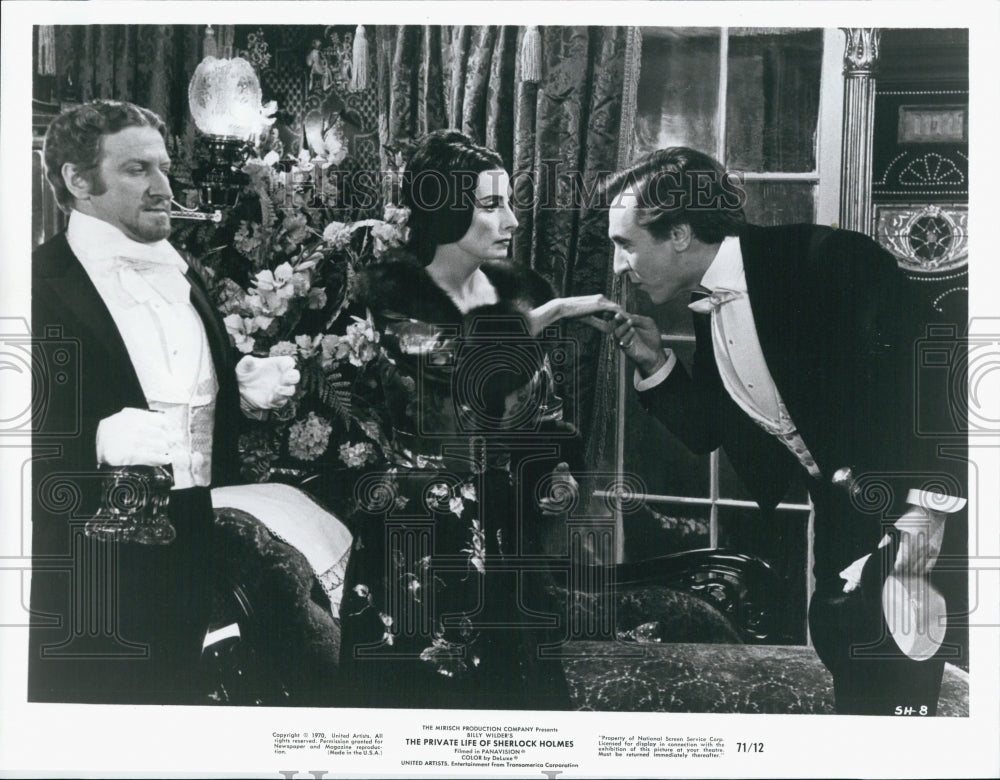 1970 Press Photo "The Private Life of Sherlock Holmes"R Stevens,C Lee - Historic Images