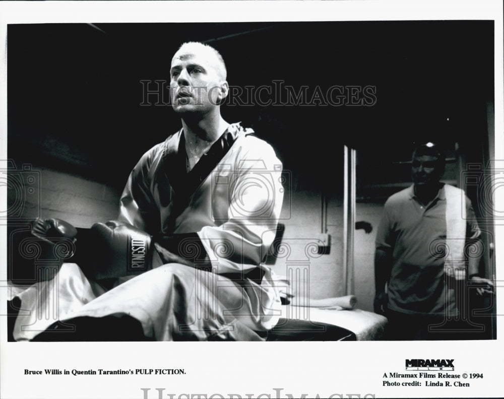 1994 Press Photo  "Pulp Fiction"  Bruce Willis stars - Historic Images