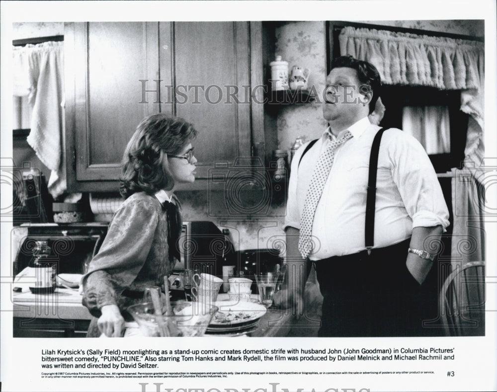 1987 Press Photo &quot;Punchline&quot; starring Sally Field &amp; John Goodman - DFPG77457 - Historic Images