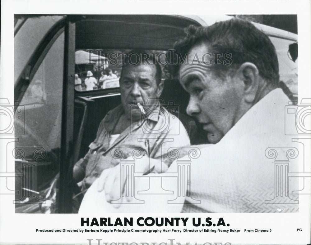 1976 Press Photo Scene from &quot;Harlan County, USA&quot; Documentary by Barbara Kopple - Historic Images