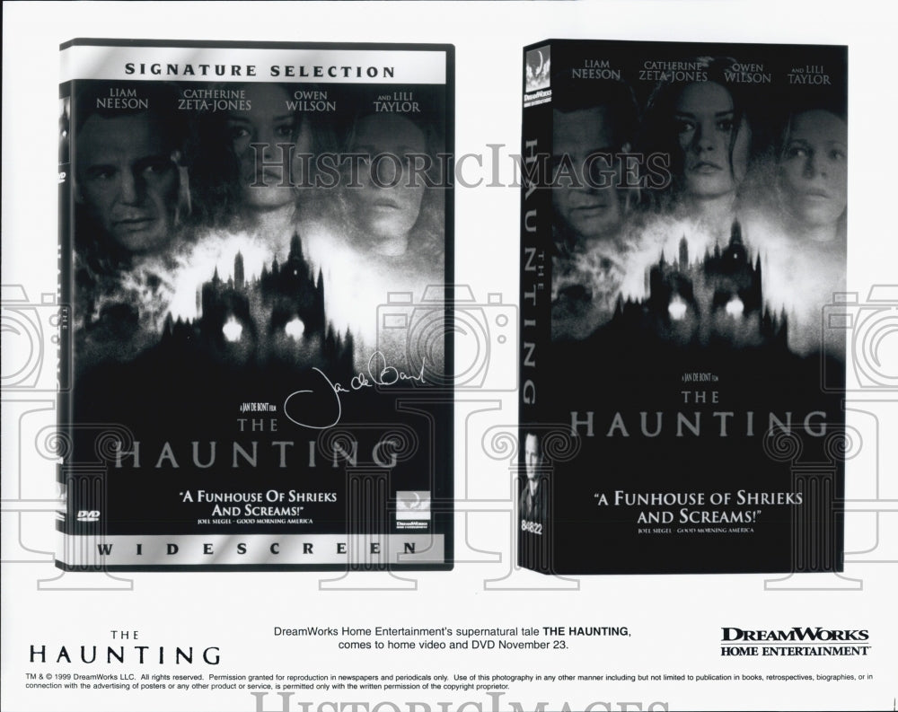 1999 Press Photo DreamWorks "The Haunting" DVD set - DFPG77993 - Historic Images