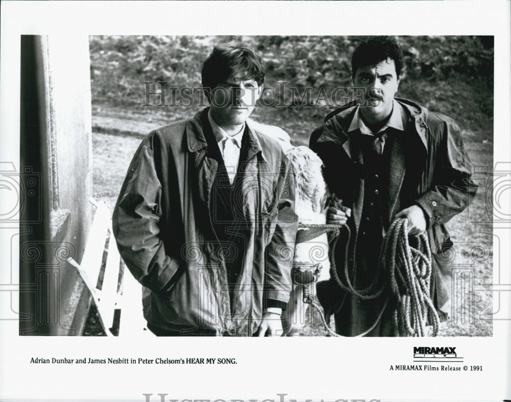1991 Press Photo "Hear My Song" Adrian Dunbar & James Nesbitt - Historic Images